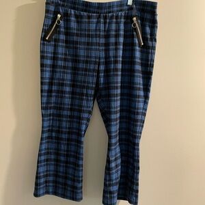 Wild Fable Blue and Black Plaid Pants